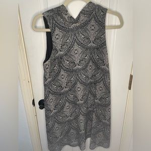 Cute mini dress with tie in back!